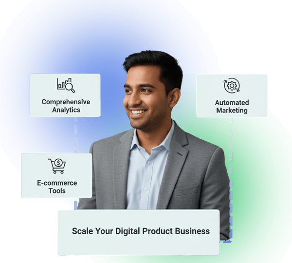 Digital product sales dashboard